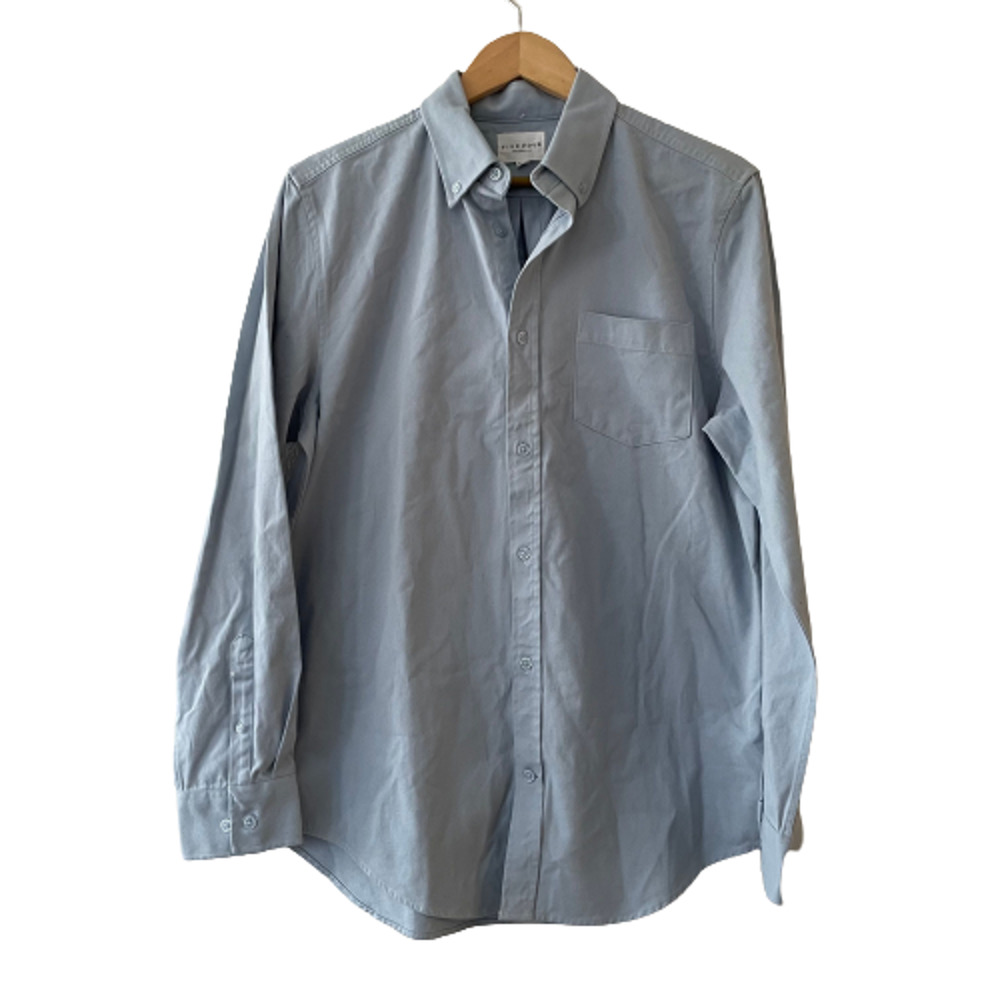Five Four Mens Size M Meyer Cotton Twill Overshirt Long Sleeve Button Down Shirt
